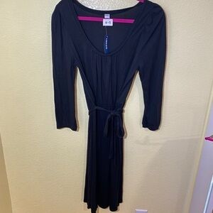 OLD Navy black Jack midi‎ dress size-M